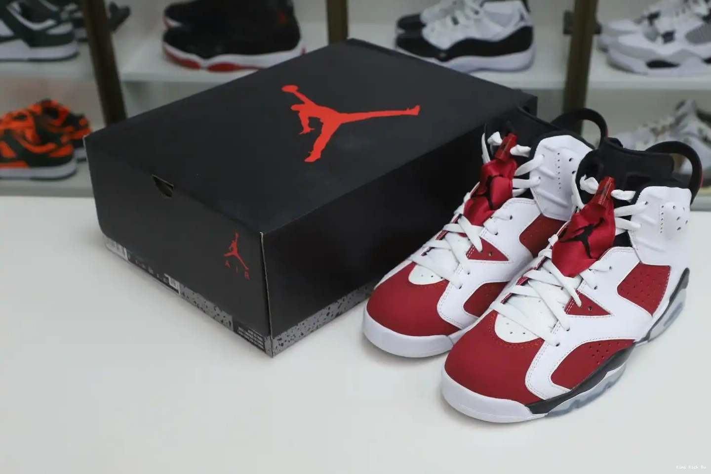 Kimikick 2021 JORDAN 6 OG RETRO 'CARMINE' AIR 0723